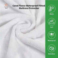 ΑΔΙΑΒΡΟΧΟ LUXURY Πετσετε Velour–Προστατευτικη Μαξιλαροθηκη (0,52 Χ 0,72) Με Φερμουαρ