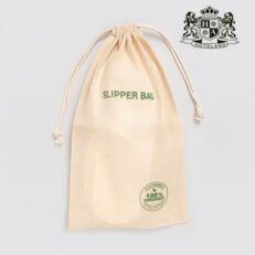 SLIPPERS BAGS Eco Canvas-Θηκη Υποδηματων eco friendly απο 100% cotton NATURAL (size 20 x 35cm)- (300 Bags/Κιβ)