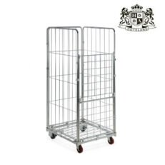 LAUNDRY MC-Α18122 ΤΡΟΛΕΥ ΜΕΤΑΦΟΡΑΣ ΛΙΝΩΝ (1 Platform + 3 side frames + 2 straps) 72*81*180 εκ
