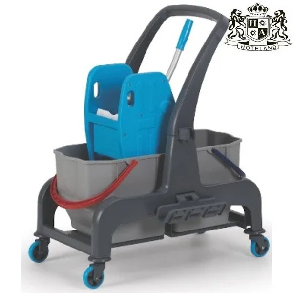 Καρότσι σφουγγαρίσματος PROCART JET σετ 720S - (2x25lt) 2 κάδων βρώμικου & καθαρού νερού