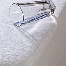 Alternative view of ΑΔΙΑΒΡΟΧΟ LUXURY Πετσετε Velour–Προστατευτικο Στρωματος ΜΟΝΟ (90 Χ 200) με Περιμετρικη Φουστα