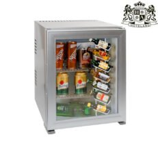 ALDA Mini bar GLASS VITRINE ECO HOTEL 30Lt silver A++ ΤΟ ΟΙΚΟΝΟΜΙΚΟΤΕΡΟ ΣΤΗ ΧΡΗΣΗ (76kw/year 12 months)