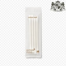 Alternative view of COTTON TIPS eco friendly-Σετ 4 μπατονετες απο 100% οργανικο βαμβακι σε αδιάβροχη γαλακτωδης οικολογική συσκευασία (400 Σετ/Κιβ)
