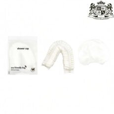 SHOWER CAP eco friendly-Σκουφακι μπανιου αδιαβροχο σε αδιάβροχη γαλακτωδης οικολογική συσκευασία (200 Τεμ/Κιβ)