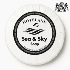 SEA & SKY SOAP Σαπούνι στρογγυλό 30γρ σε πλισε αδιαβροχο περιτυλιγμα (σωμα-χερια-προσωπο) με αρωμα Θαλάσσια Αυρα (500 Tμχ/Κιβ)