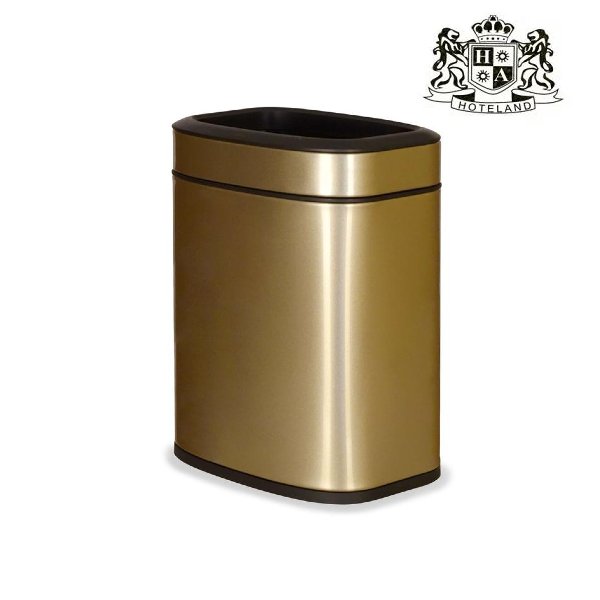 ALDA-Room double layer square bin, gold, 6 l