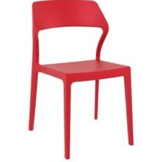 SNOW Red - Καρεκλα απο 80% polypropilene & 20% fiber glass (MADE IN ITALY)