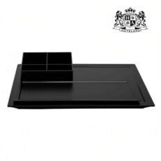 Alternative view of HOTELAND LARGE TRAY BLACK – Δίσκος καλωσορίσματος απο ισχυρο food melamine ABS με διαστάσεις (36,00 x 31,00 x 3,00cm)