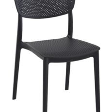 LUCY black - Καρεκλα απο 80% polypropilene & 20% fiber glass (MADE IN ITALY)