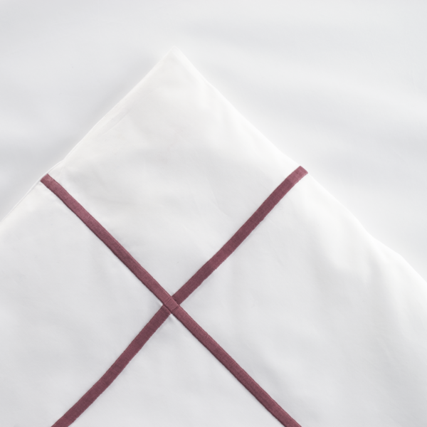 COZY pomegranade - plain cottonsateen λειο με Χρωματιστo Πλακε 100% βαμβακοσατεν TC-330 (Αντιμικροβιακο)