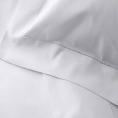 AZZURE white - plain cottonsateen λειο με Γαλλικο Χειροποιητο Αζουρ 100% βαμβακοσατεν TC-330 (Αντιμικροβιακο)