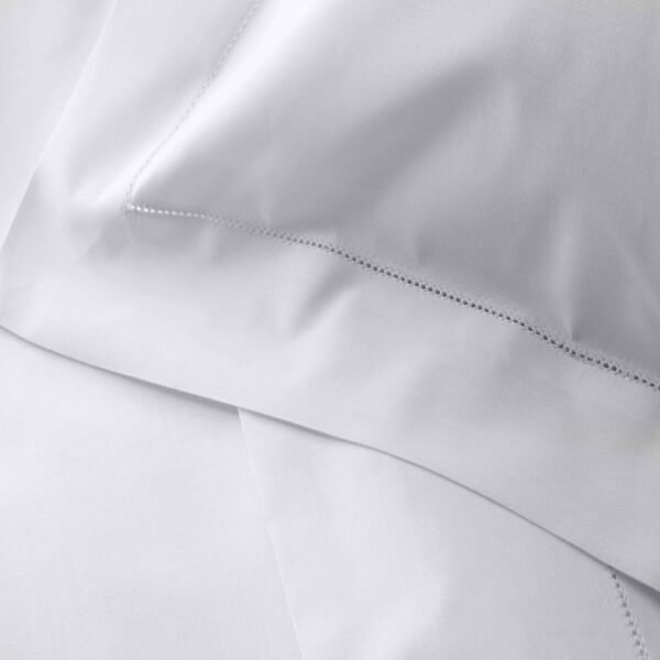AZZURE white - plain cottonsateen λειο με Γαλλικο Χειροποιητο Αζουρ 100% βαμβακοσατεν TC-330 (Αντιμικροβιακο)