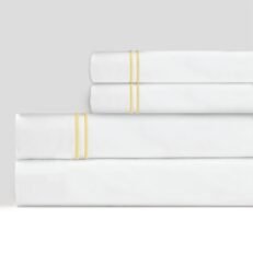 GRANDE HOTEL banana - plain cottonsateen λειο με Διπλο Χρωματιστo Πλακε 100% βαμβακοσατεν TC-330 (Αντιμικροβιακο)