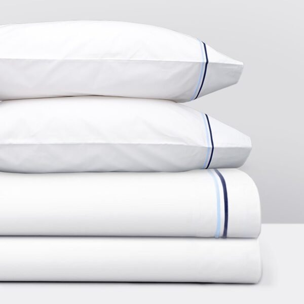 RESORT navy tone - plain cottonsateen λειο με Διπλο ΔΙΧΡΩΜΟ Χρωματιστo Πλακε 100% βαμβακοσατεν TC-330 (Αντιμικροβιακο)