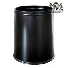 ALDA-Room waste bin, round, black, 9L (MADE IN ΙΤΑLY)