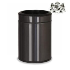 ALDA-Double layer room waste bin, round, anthracite, 6L (MADE IN ΙΤΑLY)