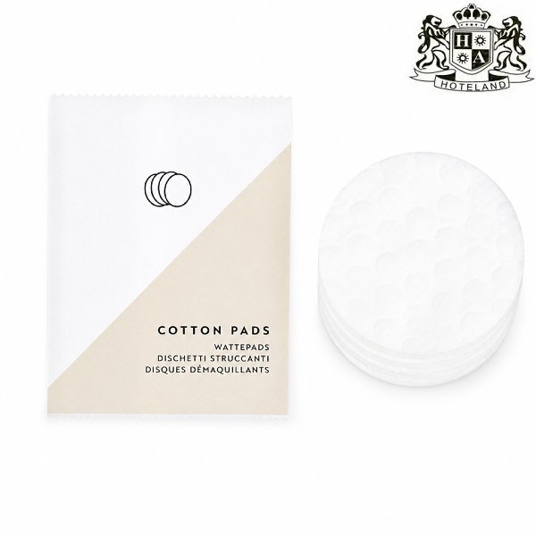 COTTON PADS bio 0% zero waste-Σετ 4 ροδελες-βαμβακια ντεμακιγιαζ απο 100% οργανικο βαμβακι σε αδιάβροχη οικολογική συσκευασία (300 Σετ/Κιβ)