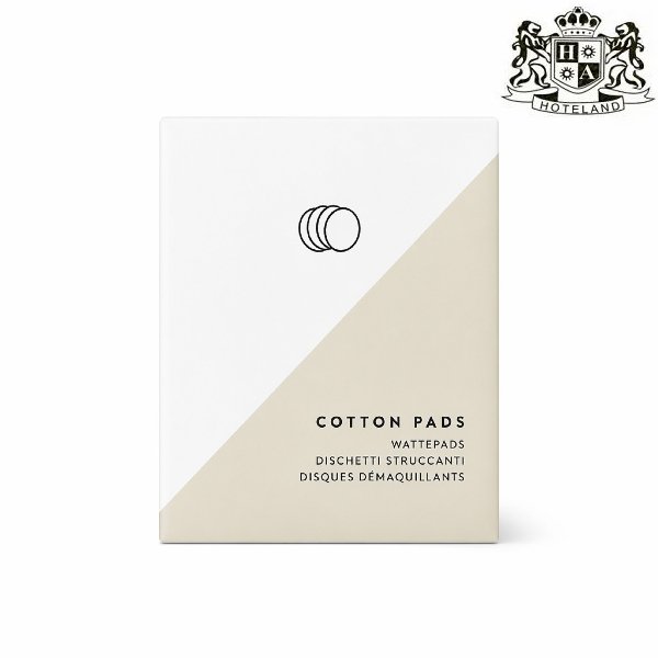 COTTON PADS bio 0% zero waste-Σετ 4 ροδελες-βαμβακια ντεμακιγιαζ απο 100% οργανικο βαμβακι σε αδιάβροχη οικολογική συσκευασία (300 Σετ/Κιβ) - Image 2