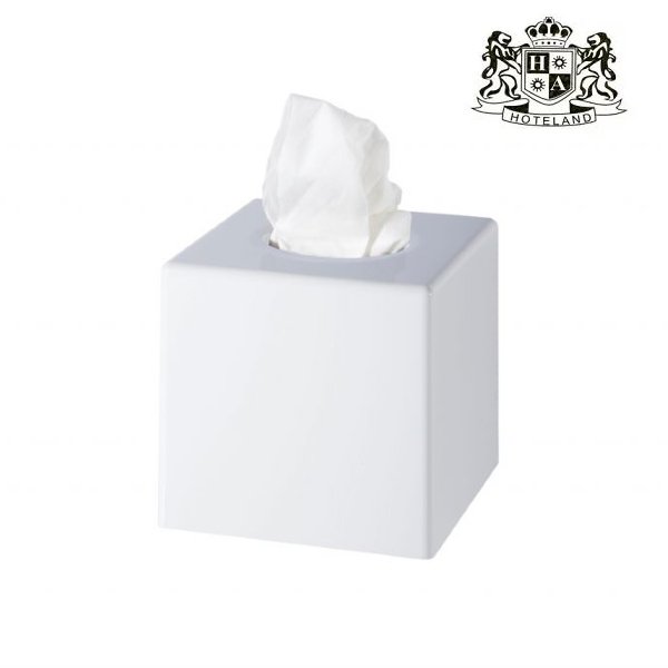 KLEENEX ΛΕΥΚΟ - Xαρτοθηκες Δωματιου απο ισχυρο υλικο melamine ABS σε σχημα ΚΥΒΟΥ (H13,00 x W13,50 x D13,50cm)