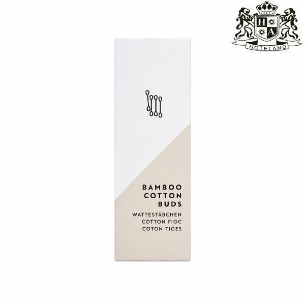 COTTON BUDS bamboo bio 0% zero waste-Σετ 4 μπατονετες απο bamboo με 100% οργανικο βαμβακι σε αδιάβροχη οικολογική συσκευασία (500 Σετ/Κιβ) - Image 2