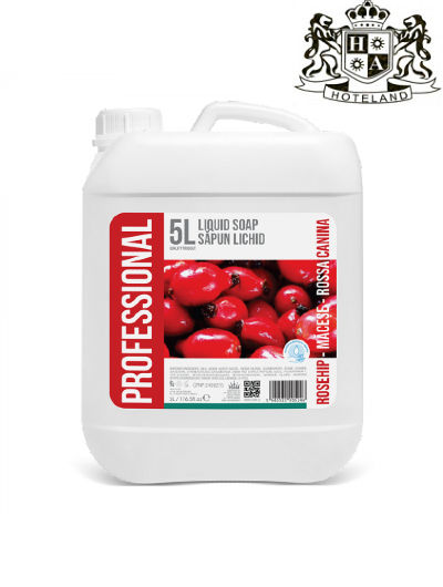 PROFESSIONAL Liquid Soap Rosehip – Υγρο Σαπουνι σε μπετονι 5L με αρωμα τριανταφυλλιας (3 Μπετονια/Κιβωτιο)