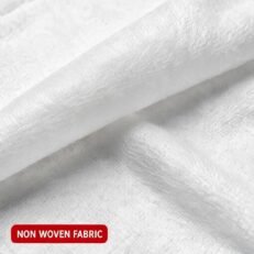 Alternative view of NON-WOVEN super economy-Οικονομικες Λευκες Παντόφλες (UNISEX 29cm) (Διαφανο Οικολογικο Σακουλακι Ανα Ζευγος) (200 Ζευγη/Κιβωτιο)