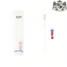 DENTAL KIT COLGATE eco friendly-Σετ οδοντικης φροντιδας της COLGATE με οικολογικη οδοντοβουρτσα και οδοντοκρεμα COLGATE 5gr σε αδιαβροχο γαλακτερο οικολογικο σακουλακι eco friendly (100 Σετ/Κιβ)