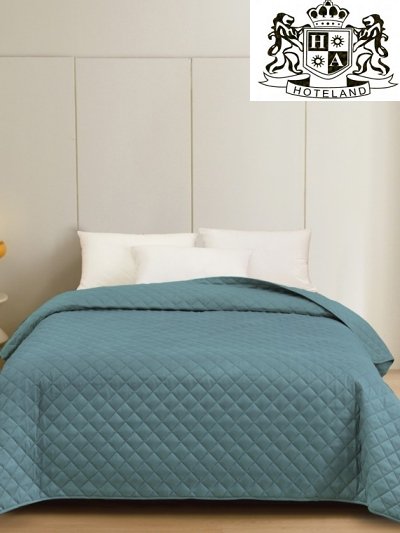 DIAMONT PETROL - Κουβερλι Μονοχρωμο 2 Οψεων 100% Μιcrofiber σε 3 Διαστασεις (Μονο-Διπλο-Yπερδιπλο)