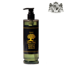 OLIVE TREE Σαμπουαν & Αφρολουτρο Mαζι 2σε1 / Shampoo & Shower Gel 2in1 400ml με αντλια-για χρηση απλη η σε τοιχο με μαγνητικη βαση (Λευκη η Μαυρη) (20 Τμχ/Κιβ)