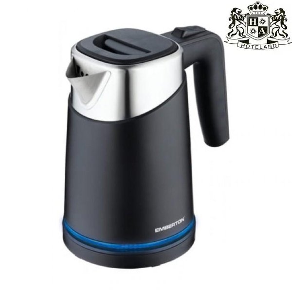 EMBERTON EVESHAM- Βραστήρας brushed stainless steel & BLACK 1.0 L
