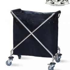 LAUNDRY CART - Mαυρο Πτυσομενο Λινων 250L (0,81 x 0,48 x 1,20m)