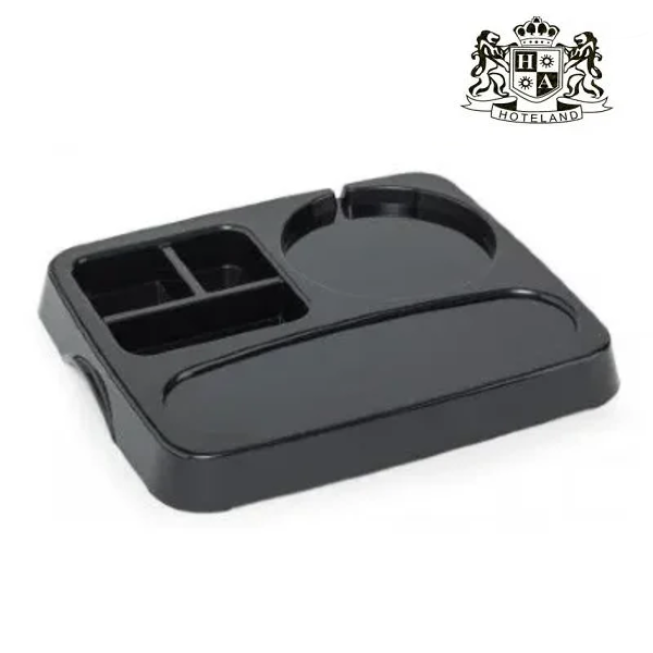 FANTOM BLACK TRAY - Δίσκος καλωσορίσματος BLACK πλαστικος απο ισχυρο ABS με διαστασεις 36,5 x 31,5 x 4cm