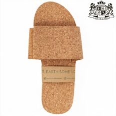 Alternative view of CORTECCIA ANTIBACTERIAL (UNISEX 28,50cm) antislip αντιολισθητικη σαγιοναρα απο ΦΕΛΛΟ με εξωτερικο διπλο πατο (ΠΑΧΟΣ ΣΟΛΑΣ 10mm)  (ΕCO FRIENDLY Oικολογικη Ταινια Ανα Ζευγος) (120 Ζευγη/Κιβ)