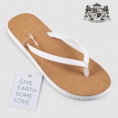 Alternative view of CORTECCIA SANDAL Flip-Flop ANTIBACTERIAL (UNISEX 28,50cm) antislip αντιολισθητικη σαγιοναρα απο ΦΕΛΛΟ με εξωτερικο διπλο πατο (ΠΑΧΟΣ ΣΟΛΑΣ 10mm) (Aνα Ζευγος Με Kαρτελακι Loop-Pin) (120 Ζευγη/Κιβ)