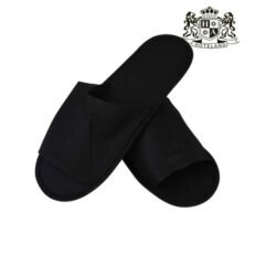 SUMMER PIQUE black (open) 100% ECO PURE cotton (UNISEX 30,0cm) με ΑΝΤΙΟΛΙΣΘΗΤΙΚΗ ενισχυμένη σόλα & κουτουπιε- Συσκευασμένες ανά ζεύγος σε ΟΙΚΟΛΟΓΙΚΟ διάφανο σακουλάκι