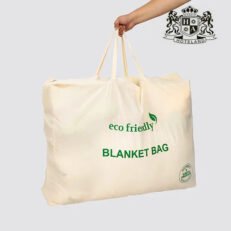 BLANKET BAGS Eco Canvas-Φυλαξης Κουβερτων-Παπλωματων eco friendly 100% cotton NATURAL με φερμουαρ & χερουλια μεταφορας (size 65 x 85 x 25cm)- (80 Bags/Κιβ)