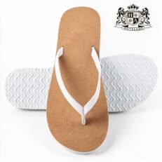 CORTECCIA SANDAL Flip-Flop ANTIBACTERIAL (UNISEX 28,50cm) antislip αντιολισθητικη σαγιοναρα απο ΦΕΛΛΟ με εξωτερικο διπλο πατο (ΠΑΧΟΣ ΣΟΛΑΣ 10mm) (Aνα Ζευγος Με Kαρτελακι Loop-Pin) (120 Ζευγη/Κιβ)