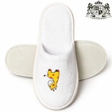 KIDS GIRAFFE- ΠΑΝΤΟΦΛΑ ΠΕΤΣΕΤΕ (22,00cm) με ΕΞΩΤΕΡΙΚΗ ΔΙΠΛΗ ΣΟΛΑ EVA 5mm + 5mm κουτουπιε  (Διαφανο Οικολογικο Σακουλακι Ανα Ζευγος) (100 Zευγη/Κιβ)