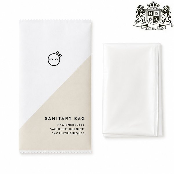 SANITARY BAGS bio 0% zero waste-Σακουλακια υγιεινης φροντιδας 1/1 συσκευασμενα σε αδιάβροχη οικολογική συσκευασία (200 Τεμ/Κιβ)