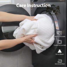 Alternative view of MADISON ΑΝΟΙΧΤΟ ΓΚΡΙ Κουβέρτα 100% COTTON Πικέ Πολυτελείας ΔΙΠΛΗ (2,30 x 2,70m)