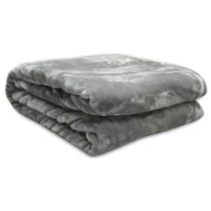 Alternative view of ΚΟΥΒΕΡΤΑ ΧΕΙΜΕΡΙΝΗ Grey Frost Velour-ΙΣΠΑΝΙΑΣ 600GSM ΜΟΝΗ (160 x 220)
