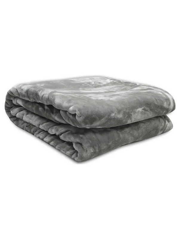 ΚΟΥΒΕΡΤΑ ΧΕΙΜΕΡΙΝΗ Grey Frost Velour-ΙΣΠΑΝΙΑΣ 600GSM ΜΟΝΗ (160 x 220) - Image 2