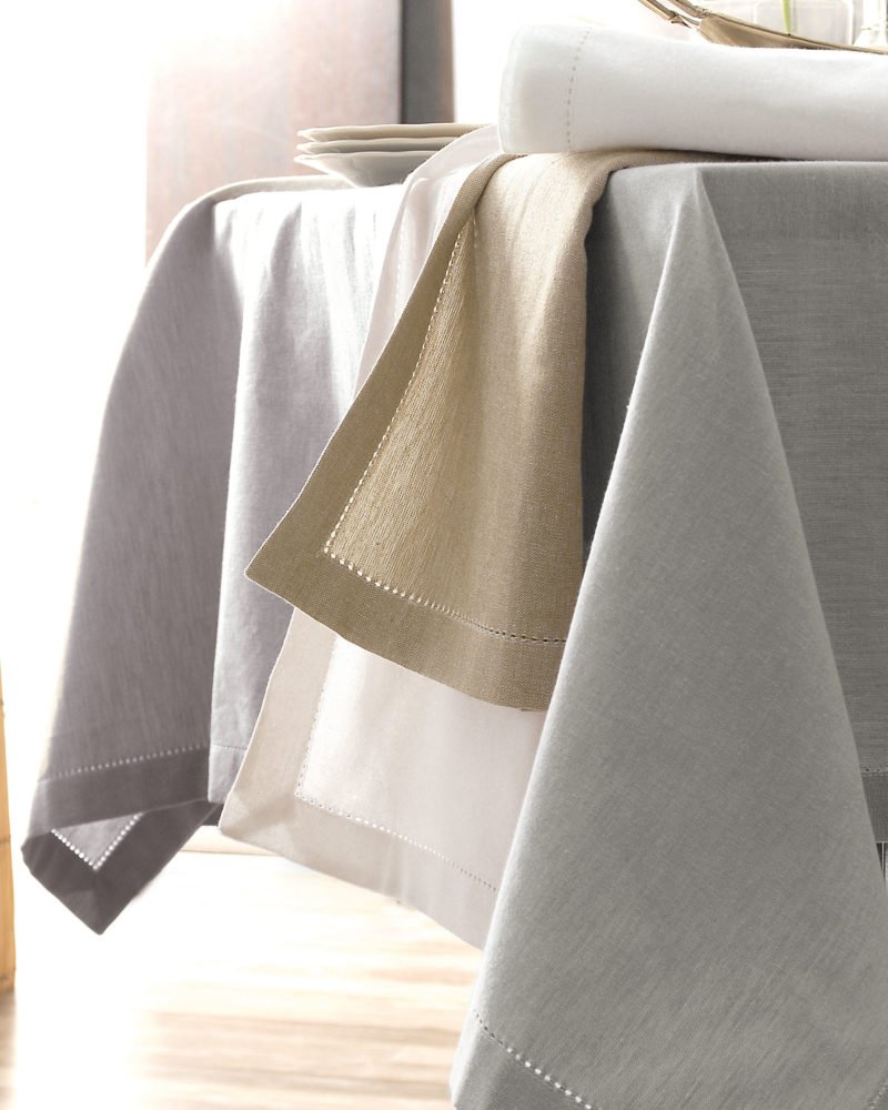 LUXURIUS-ΤΡΑΠΕΖΟΜΑΝΤΗΛΟ ΛΙΝΟ ΦΑΓΗΤΟΥ ΛΕΥΚΟ 1,90 Χ 3,05