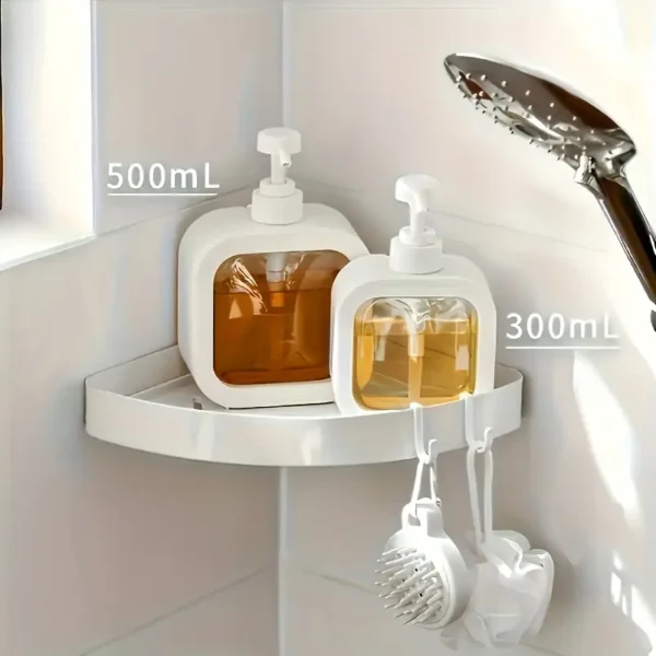 SQUARE-Αδειο Πολυτελες Dispenser (300ml) Πολλαπλων Χρησεων - Image 2