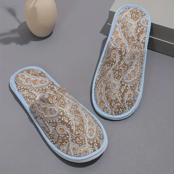 KANBAΣ ΠΟΛΥΧΡΩΜΟ-Παντόφλες Με Διπλο Πατο (UNISEX 29,00cm) (Διαφανο Οικολογικο Σακουλακι Ανα Ζευγος) - Image 2