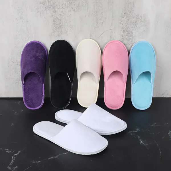 ΒΕΛΟΥΔΟ DELUXE-Παντόφλες Με Διπλο Πατο (UNISEX 29,00cm) (Διαφανο Οικολογικο Σακουλακι Ανα Ζευγος) - Image 2