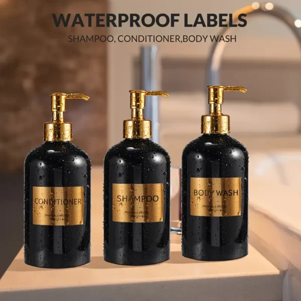 GAONLY BLACK-Αδειο Πολυτελες SET-3 Tεμαχιων Dispensers Πολλαπλων Χρησεων - Image 2