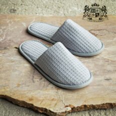 SUMMER PIQUE grey 100% ECO PURE cotton (UNISEX 30,0cm) με ΑΝΤΙΟΛΙΣΘΗΤΙΚΗ ενισχυμένη σόλα & κουτουπιε- Συσκευασμένες ανά ζεύγος σε ΟΙΚΟΛΟΓΙΚΟ διάφανο σακουλάκι