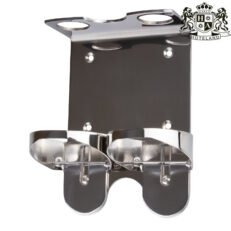 INOX (304 STEEL) Διπλη Βαση dispenser INOX για τις σειρες καλλυντικων MYTHIC OLEA-LE MIEL-BOTANICA-LUXURIUS