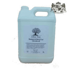OLIVE TREE-Σαμπουαν & Αφρολουτρο Μαζι 2σε1/Shampoo & Shower Gel 2in1 σε μπετονι-κανιστρο 5 LT (5.000ml) με άρωμα ελαιόλαδου (2 τμχ/κιβώτιο)
